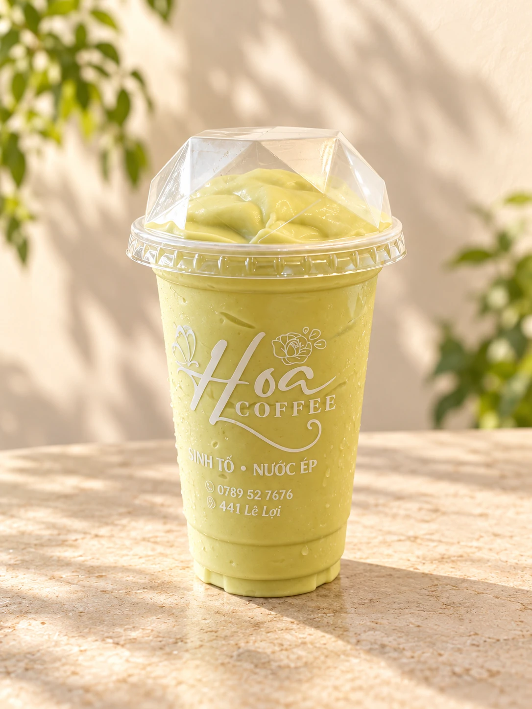Sinh Tố Bơ Hoa Coffee